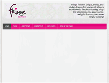 Tablet Screenshot of fringe-boutique.com